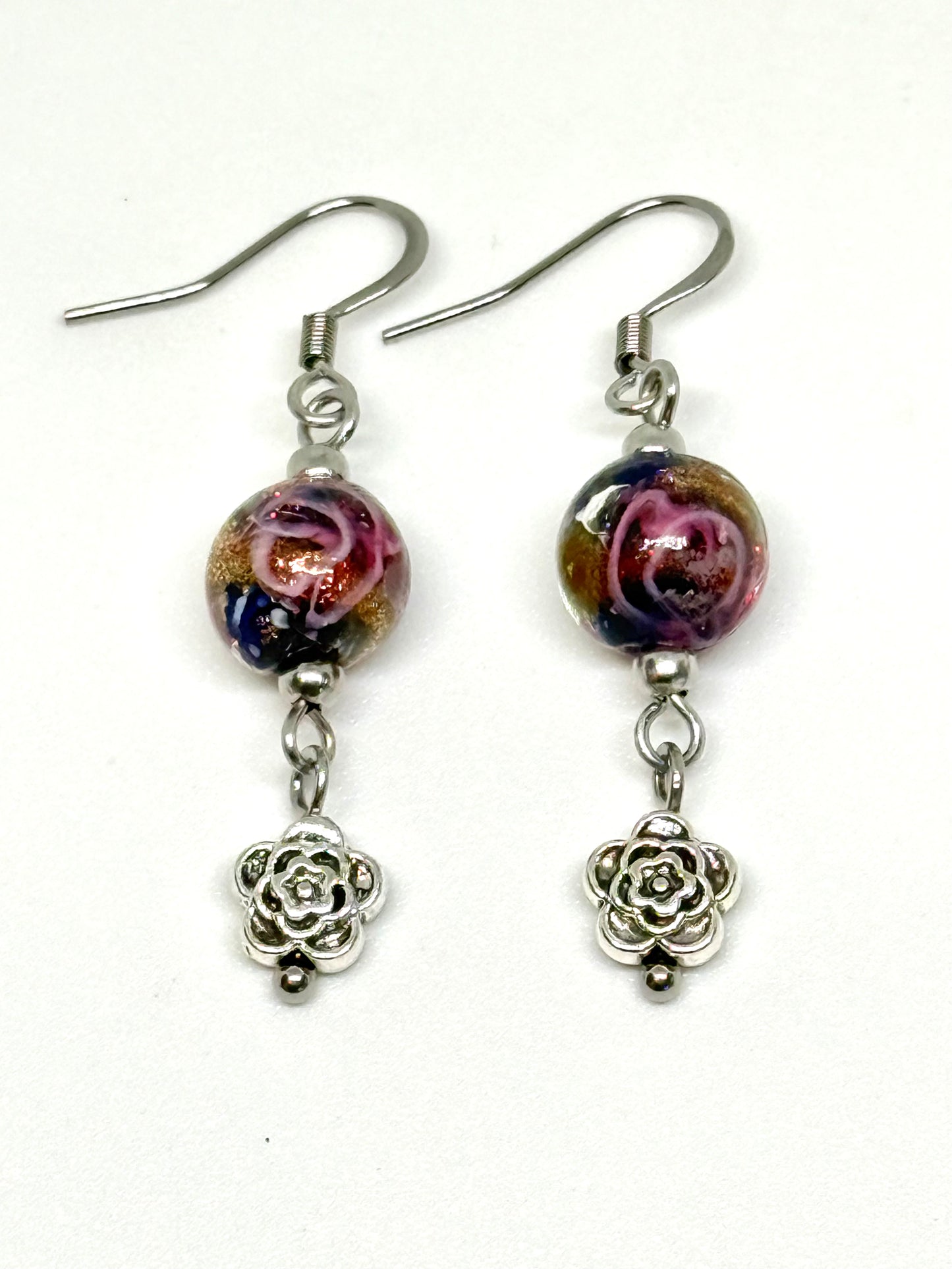 Lampwork Beaded Earrings