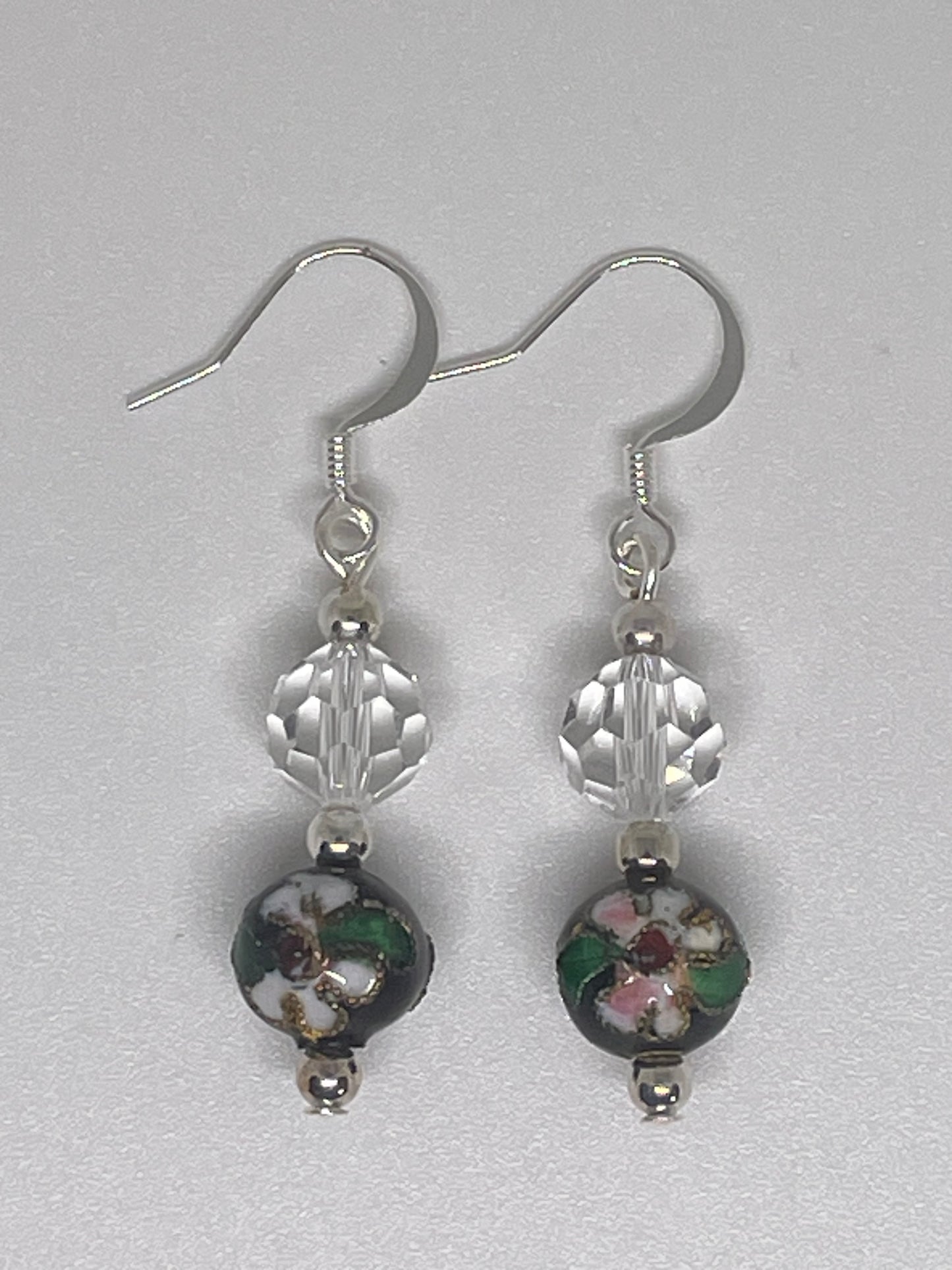 Cloisonne Bead Earrings