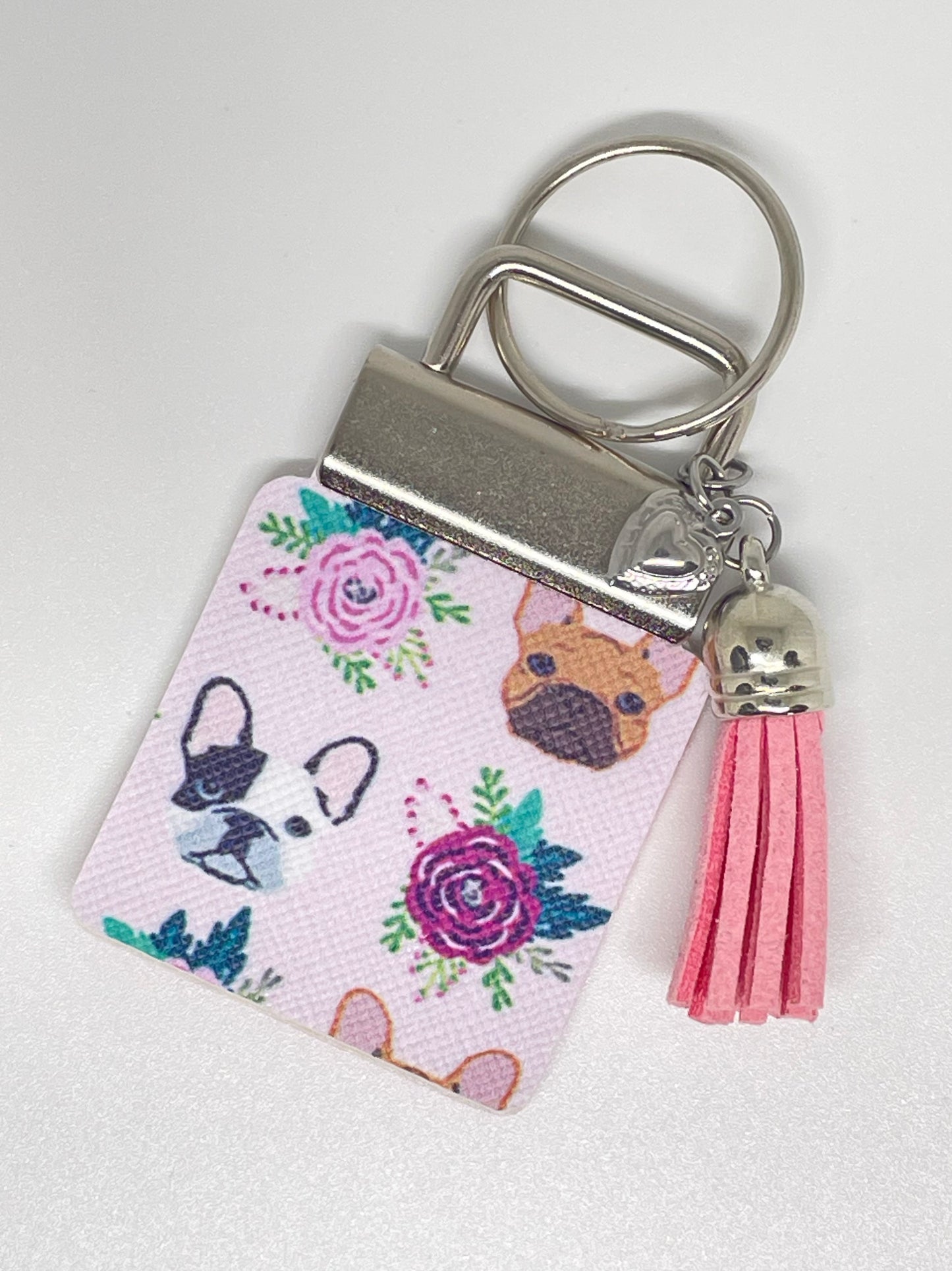 Faux Leather Keyring
