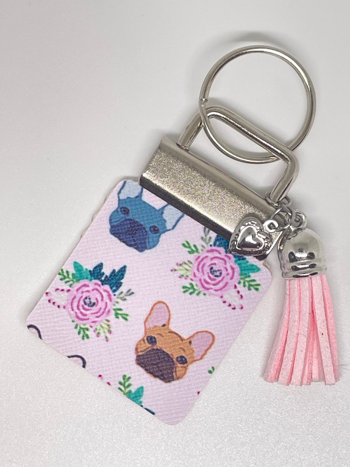 Faux Leather Keyring