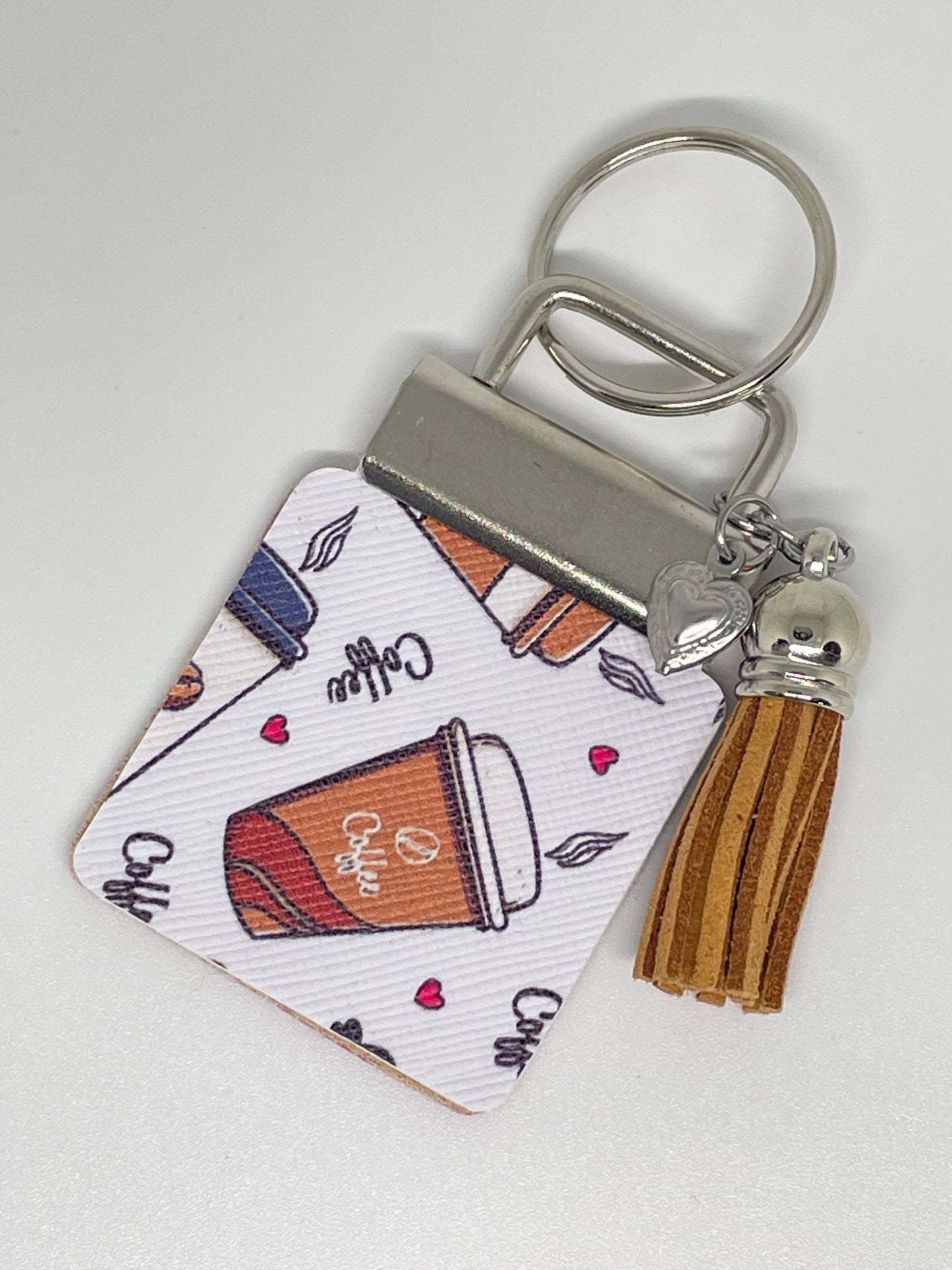 Faux Leather Keyring