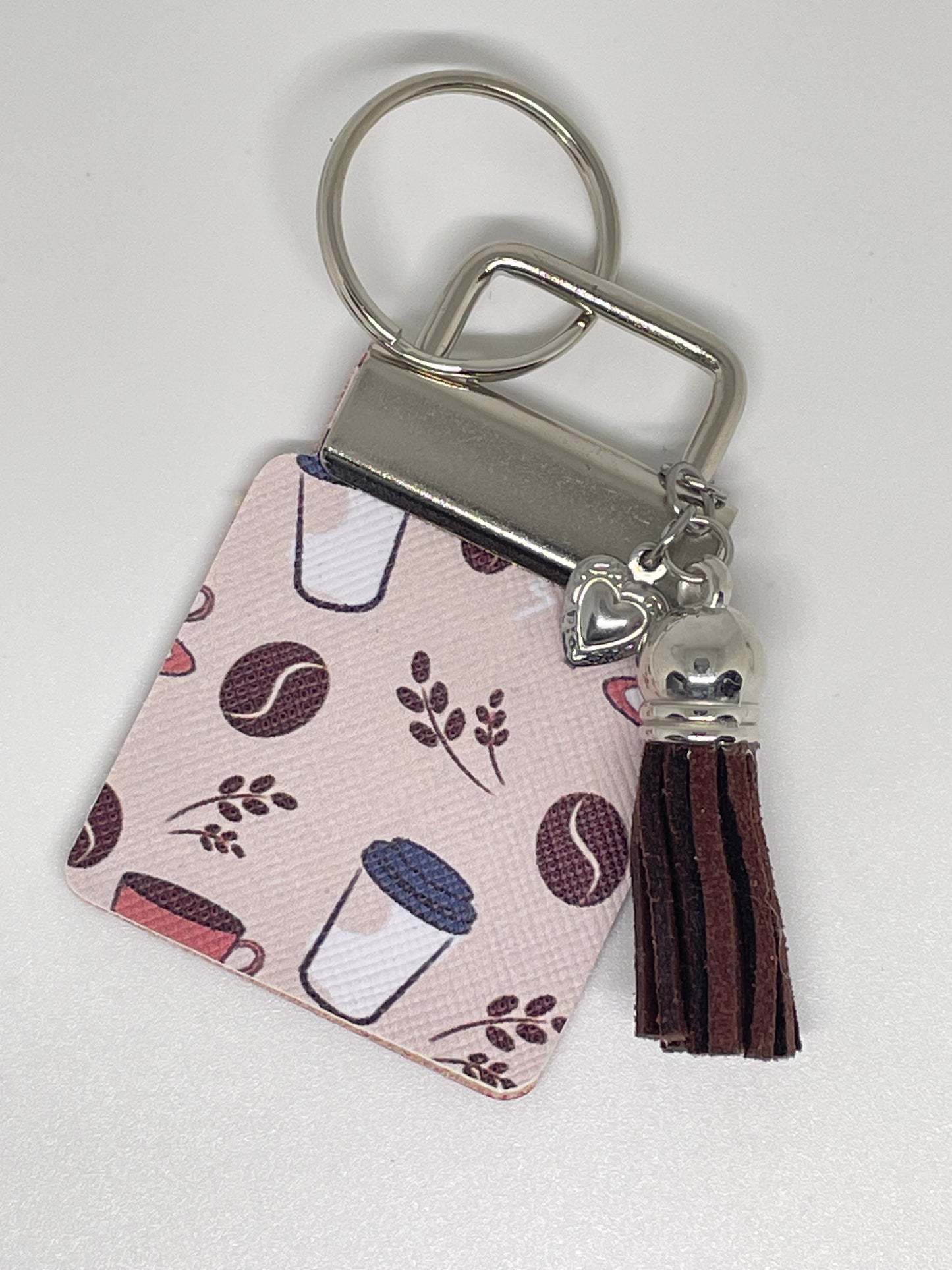 Faux Leather Keyring