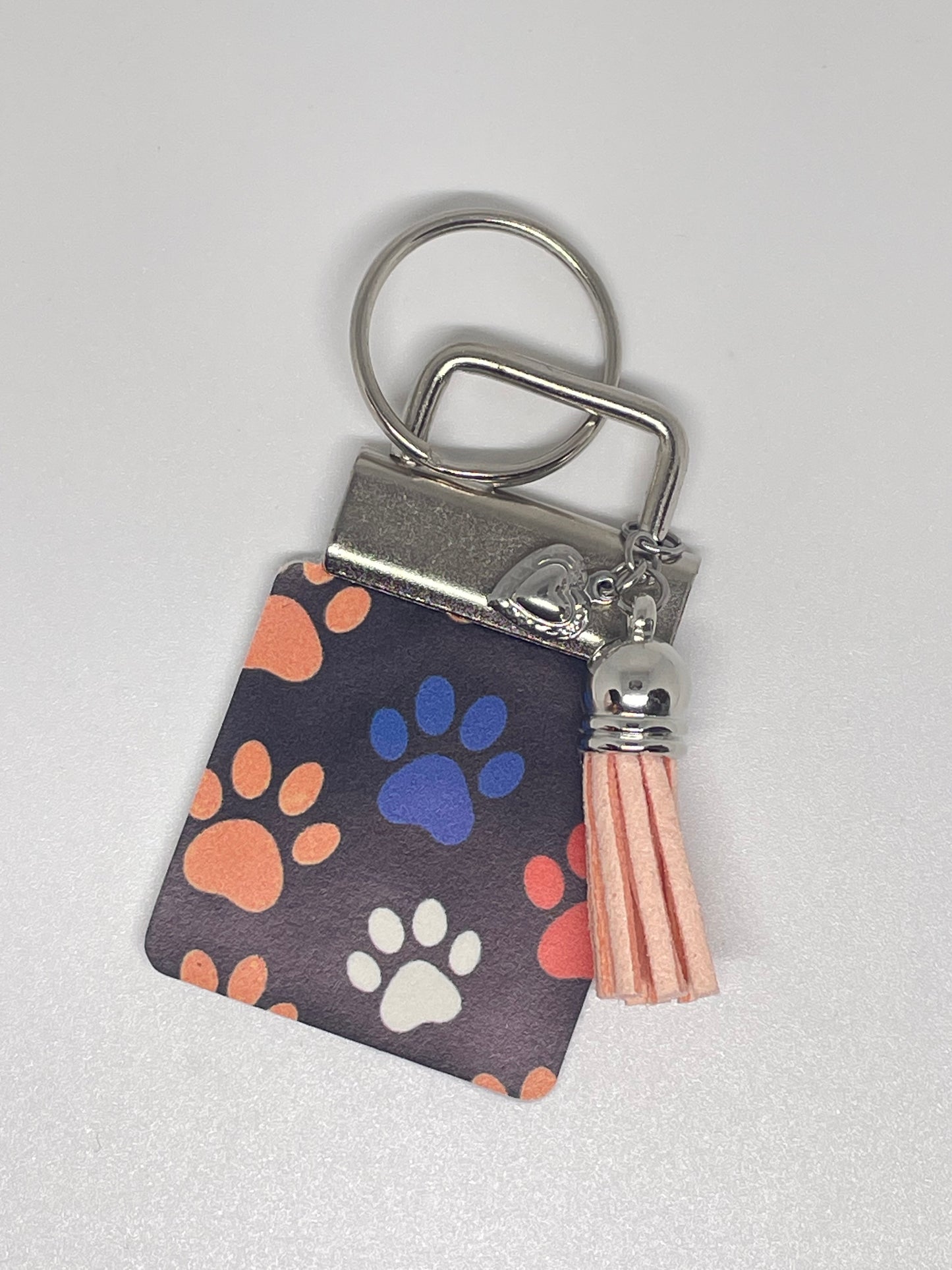 Faux Leather Keyring