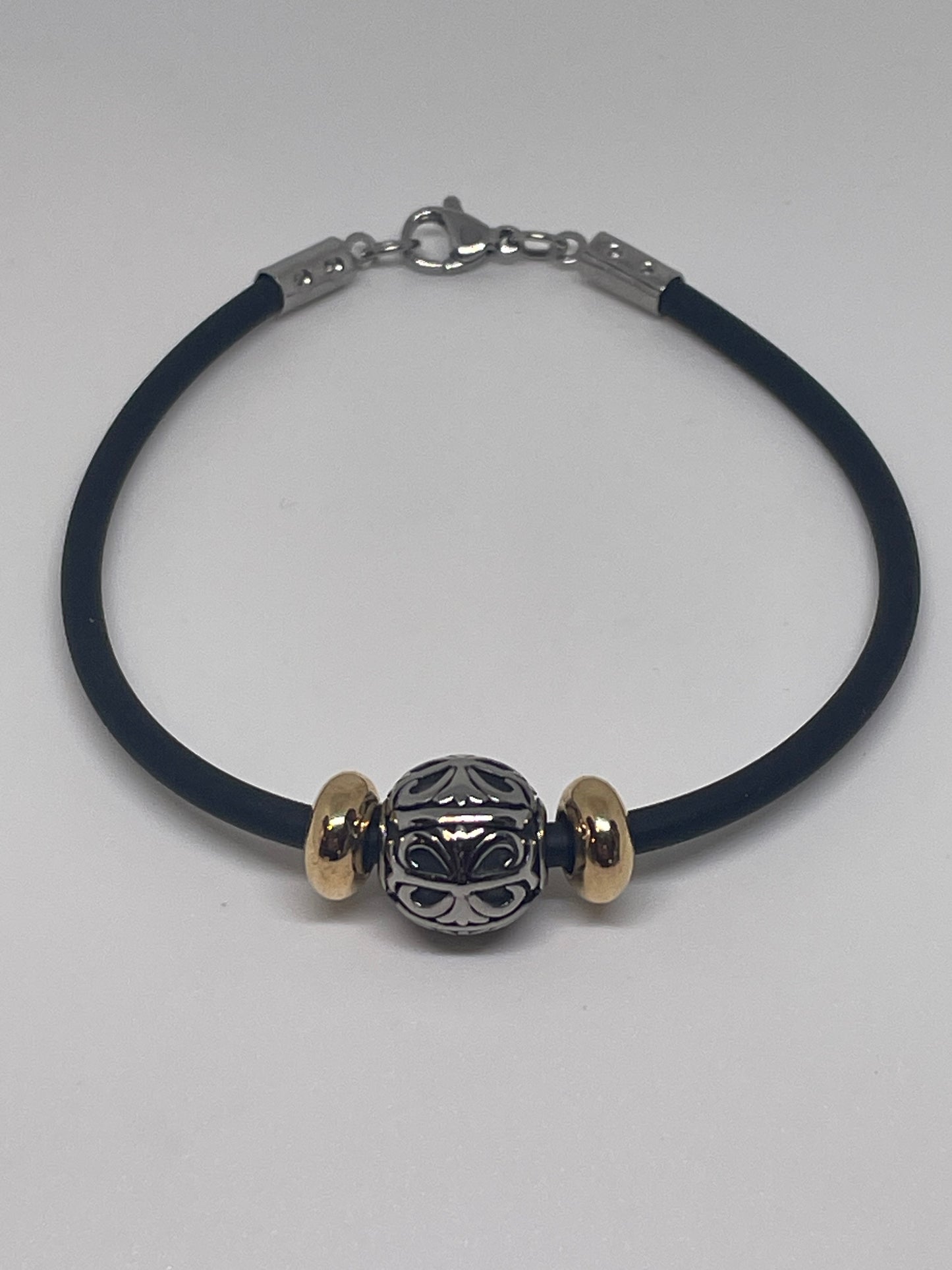Neoprene Beaded Bracelet