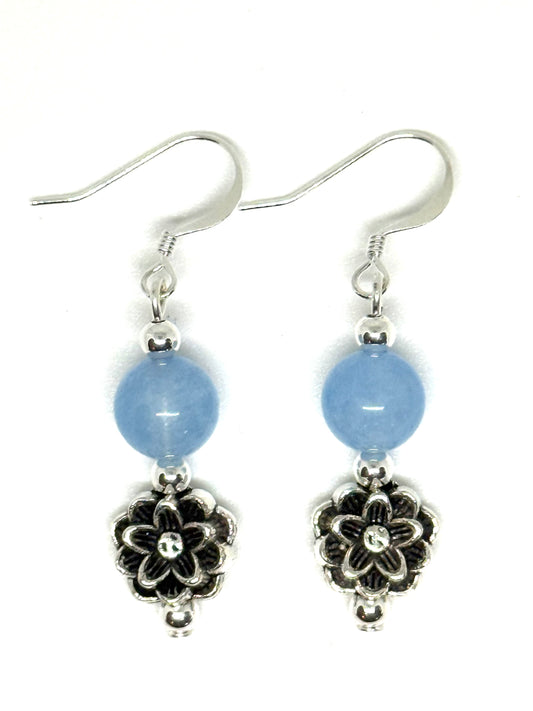 Flower Beaded Earrings