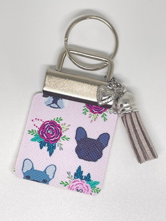 Faux Leather Keyring