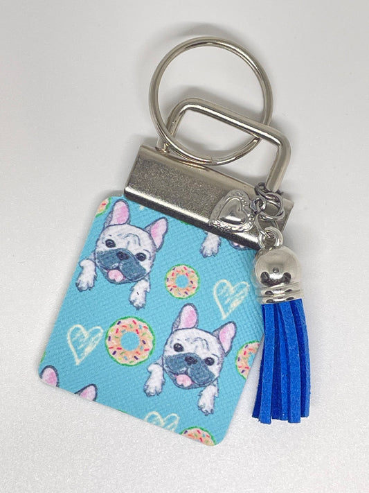Faux Leather Keyring