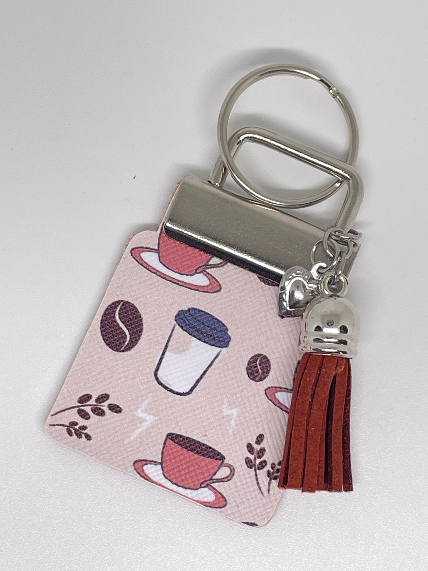 Faux Leather Keyring