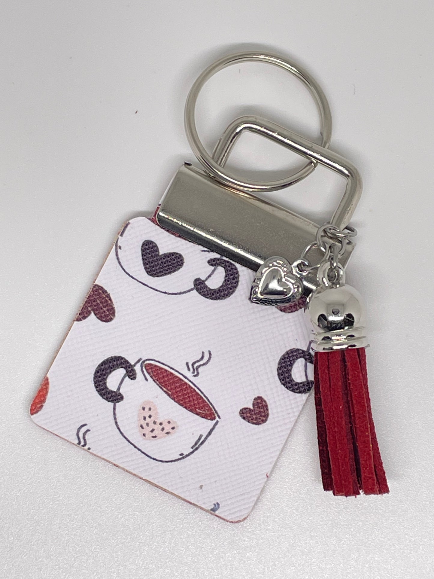 Faux Leather Keyring