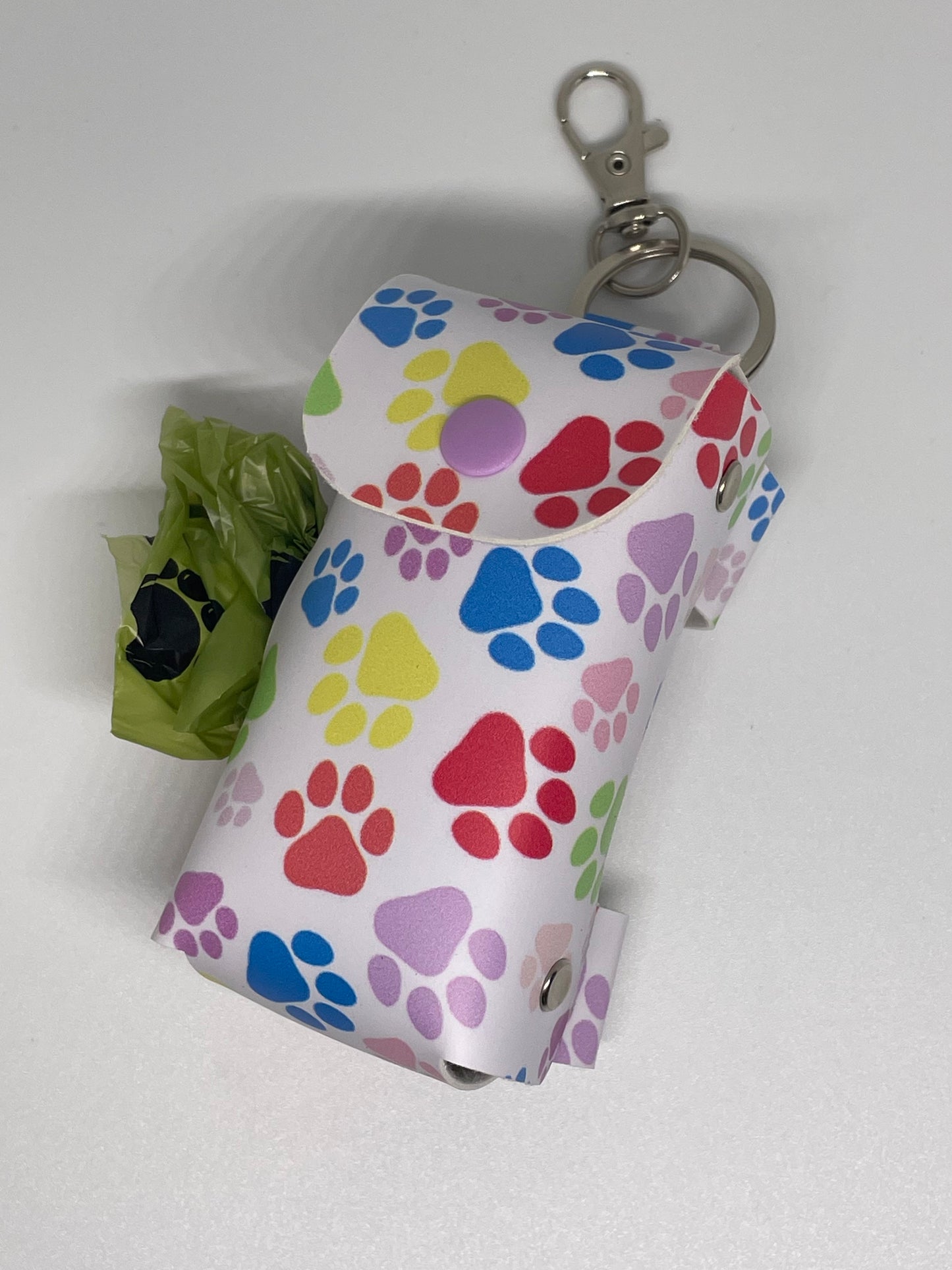 Faux Leather Poo Bags Holder