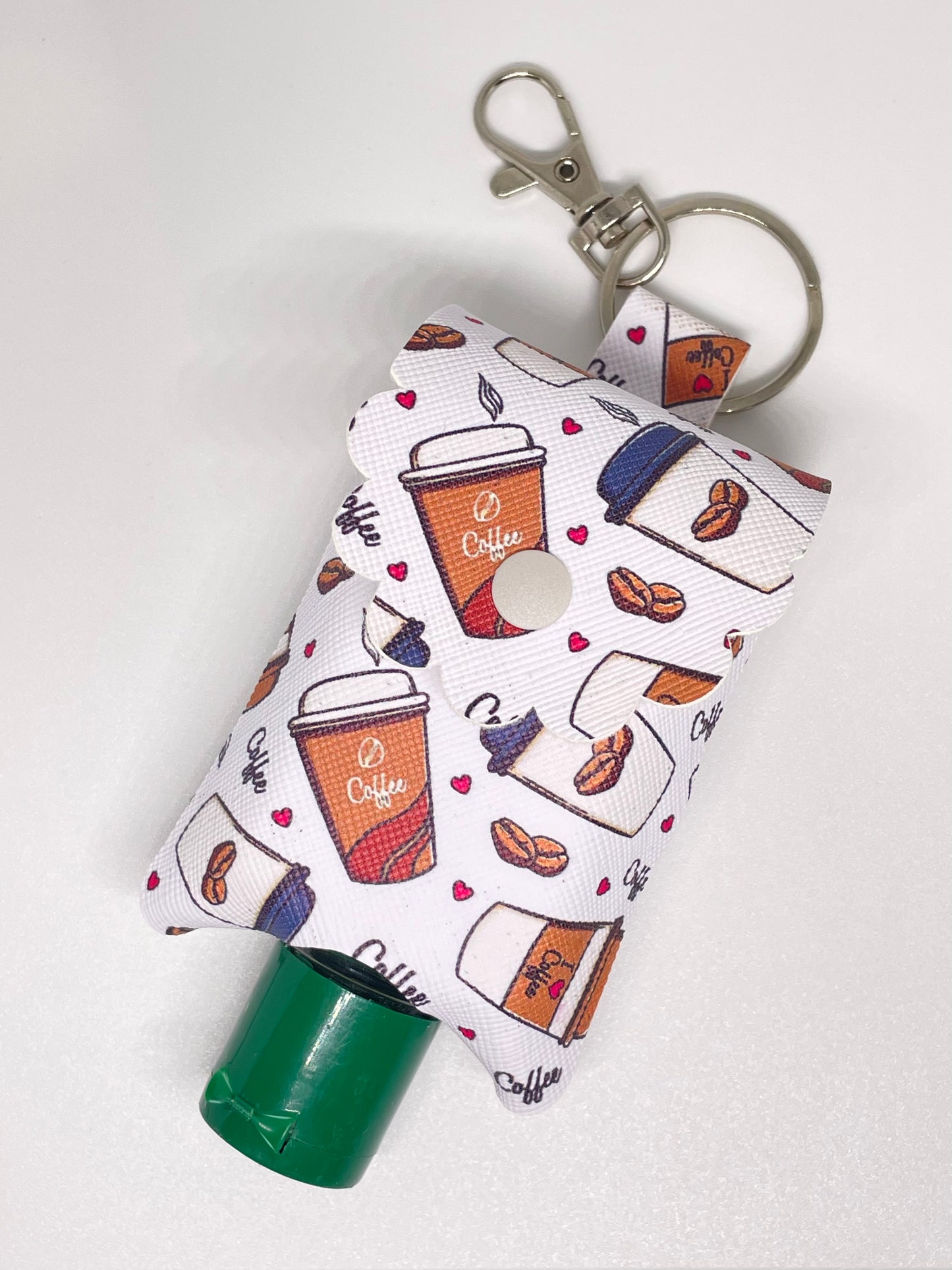 Faux Leather Sanitiser Holder
