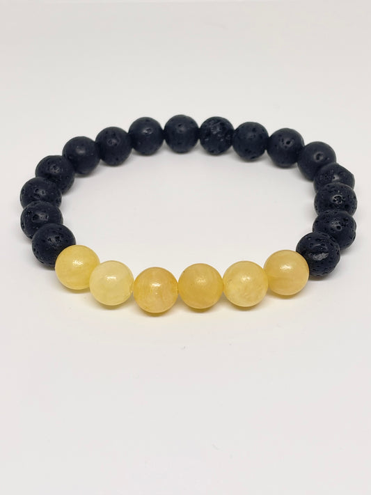 Yellow Topaz Beaded Bracelet