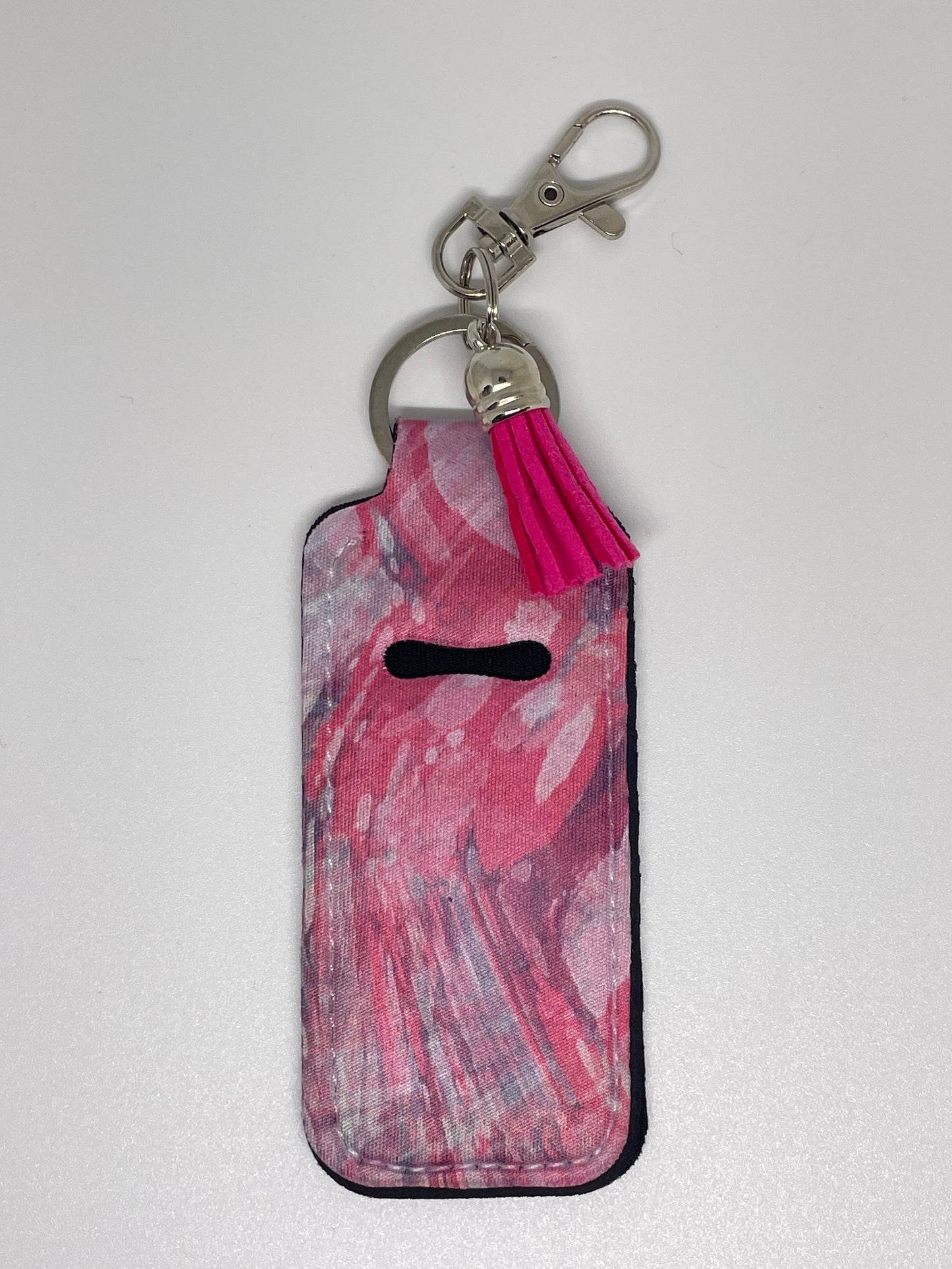 Pink Tie-dyed Lip Balm Holder
