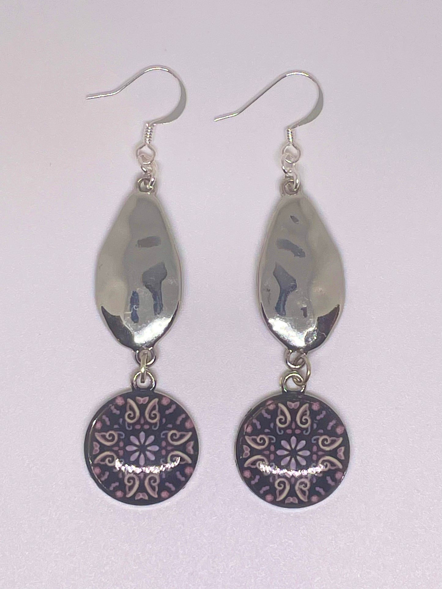 Repurposed Metal Bead Earrings