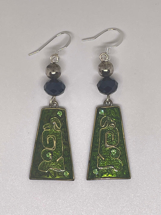 Repurposed Beaded Earrings