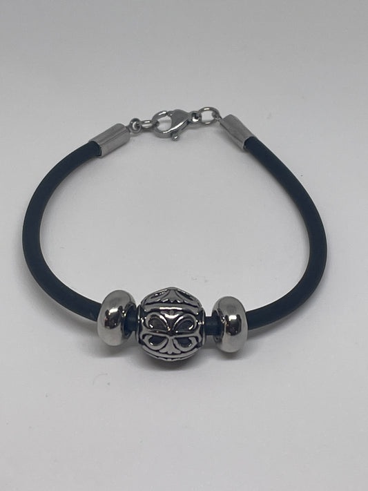 Neoprene Beaded Bracelet