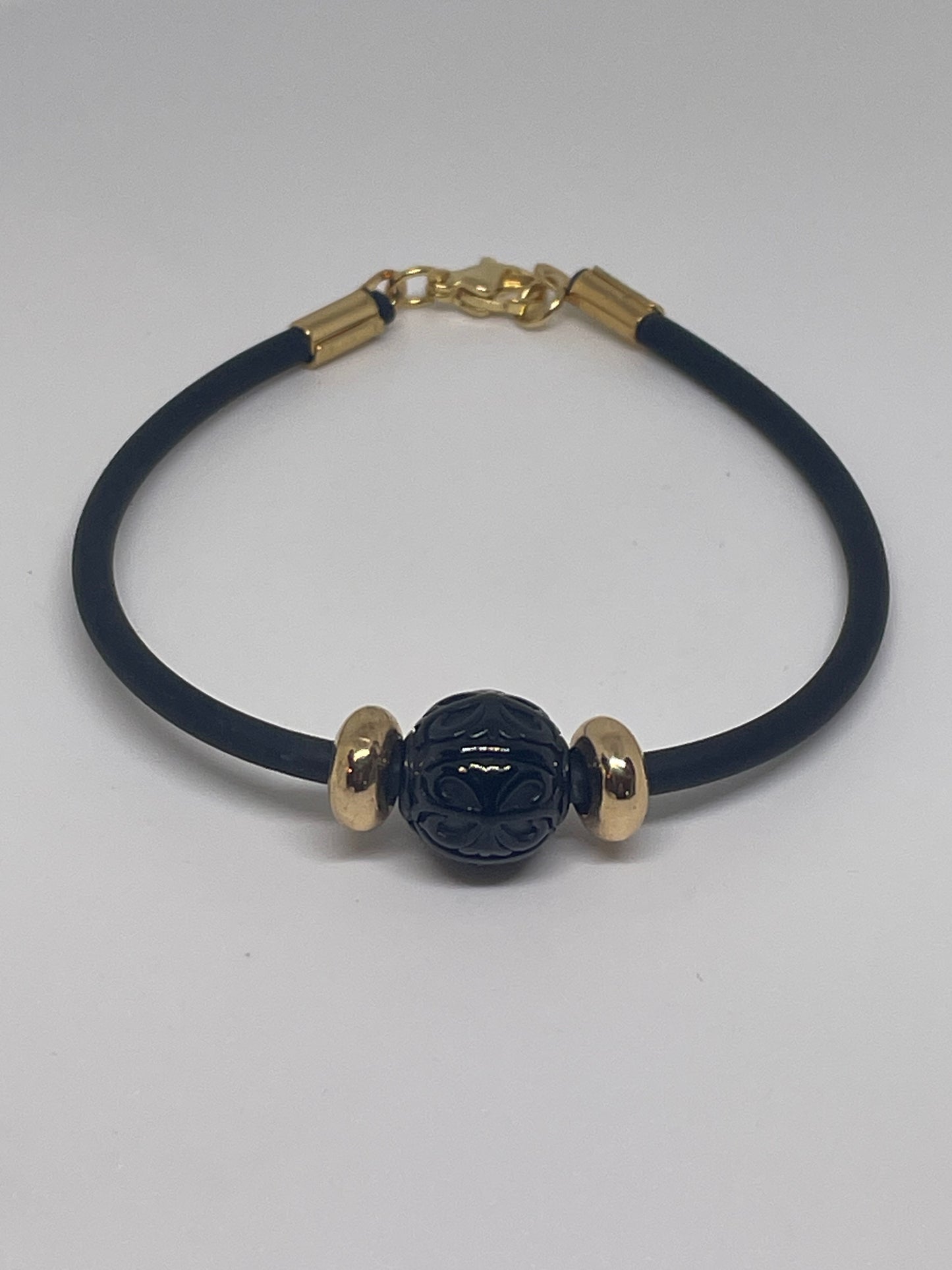 Neoprene Beaded Bracelet