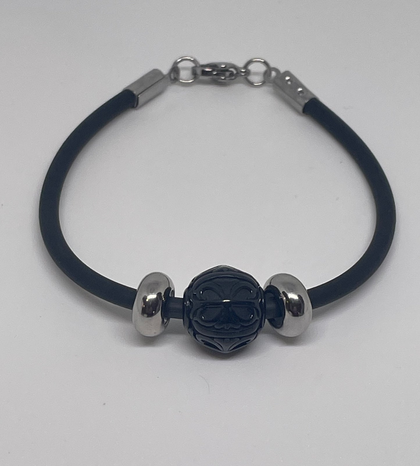 Neoprene Beaded Bracelet