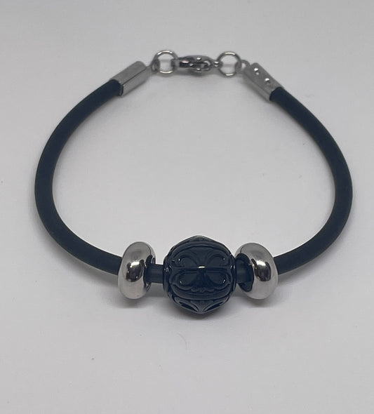 Neoprene Beaded Bracelet