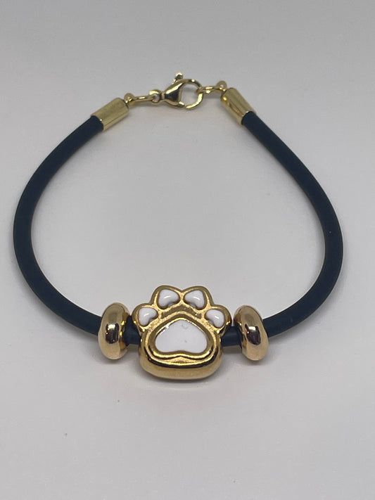 Neoprene Beaded Bracelet