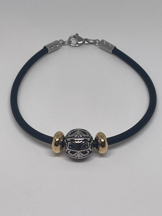 Neoprene Beaded Bracelet