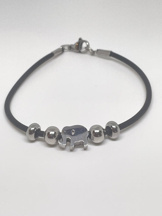Neoprene Beaded Bracelet